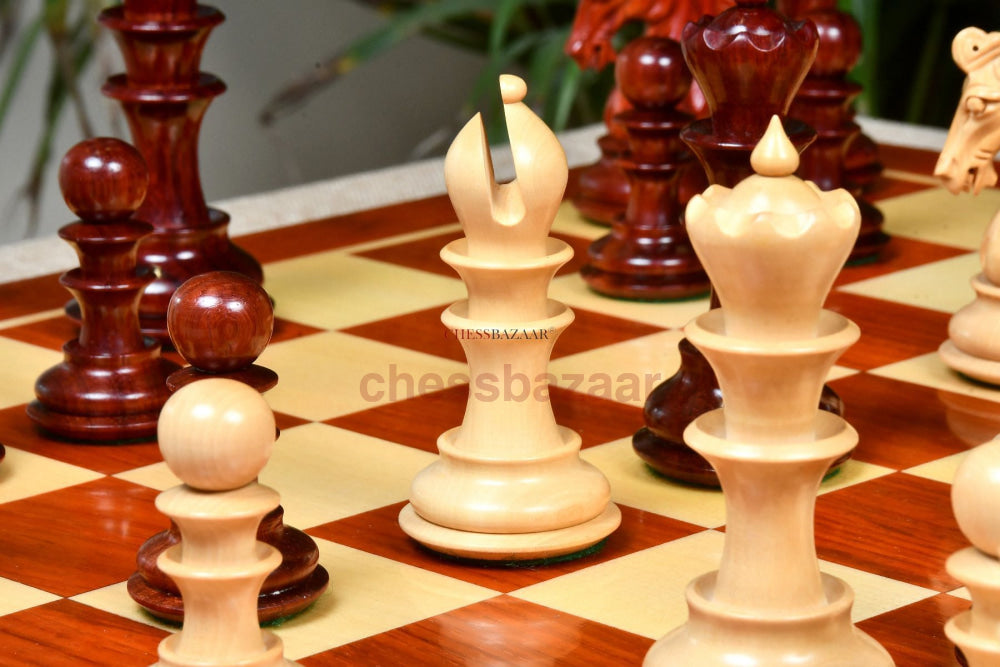 Beerbaum Staunton Schachfigurenserie: Beschwerte Handgeschnitzten Schachfiguren Aus Rosenholz Und