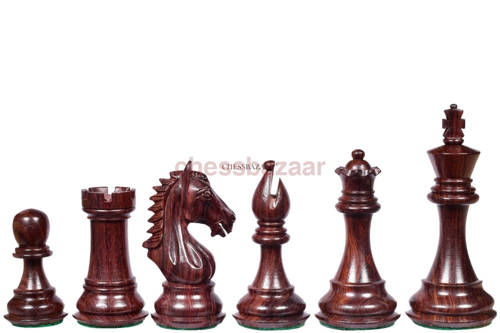 CB Derby Knight Staunton Schachfiguren aus Palisanderholz und Buchsbaumholz  – KH  106 mm