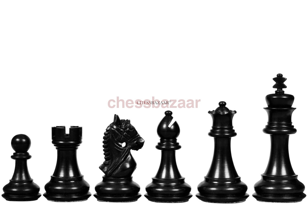 Das Bridle Study Analysis Schachfiguren aus ebonisiertem und Buchsbaumholz – 3,2