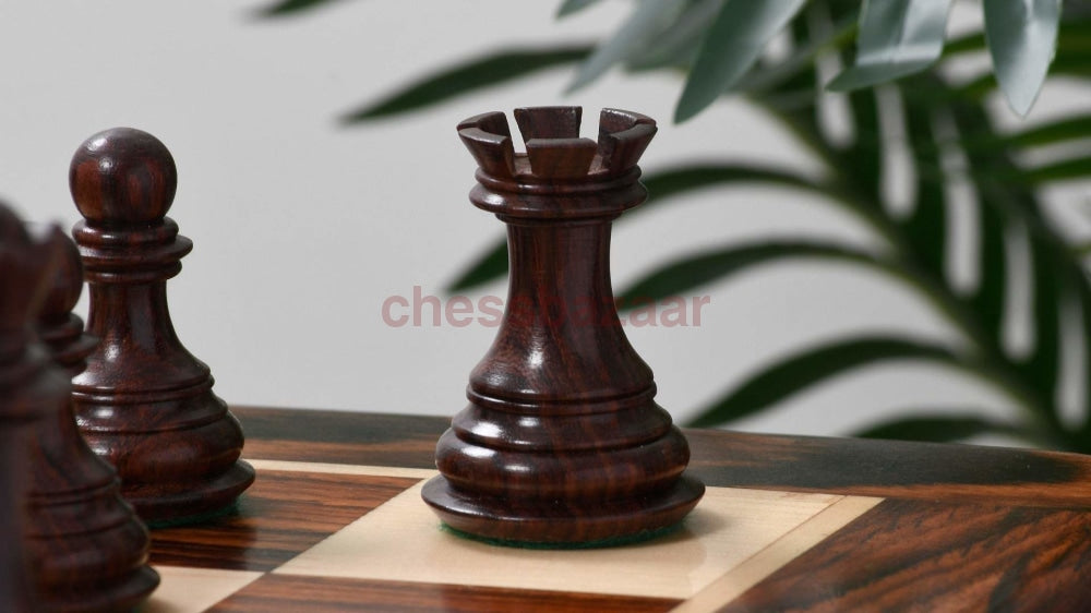 Neue Kolumbianischen Staunton Schachfiguren:  Handgefertigte Aus Palisanderholz Und Natur Kh 99 Mm