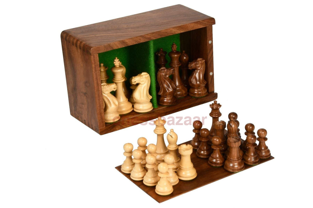 Schachspiel Staunton Serie- Gewichtete Handgefertigten Schachfiguren Aus Sheeshamholz Und