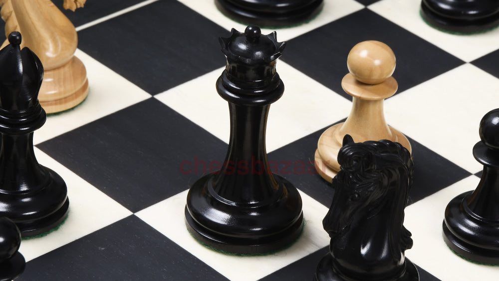 Turniergröße Imperial Sinquefield Cup 2014 Handgefertigten Schachfiguren Aus Ebenholz Und