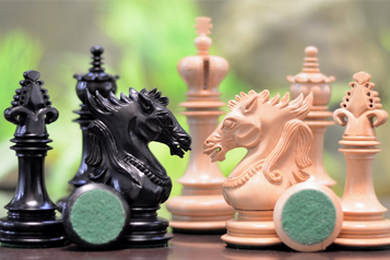 Luxuriöse Schachfiguren