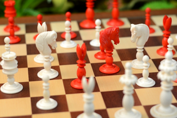 Schachfiguren aus Knochen Schachfiguren