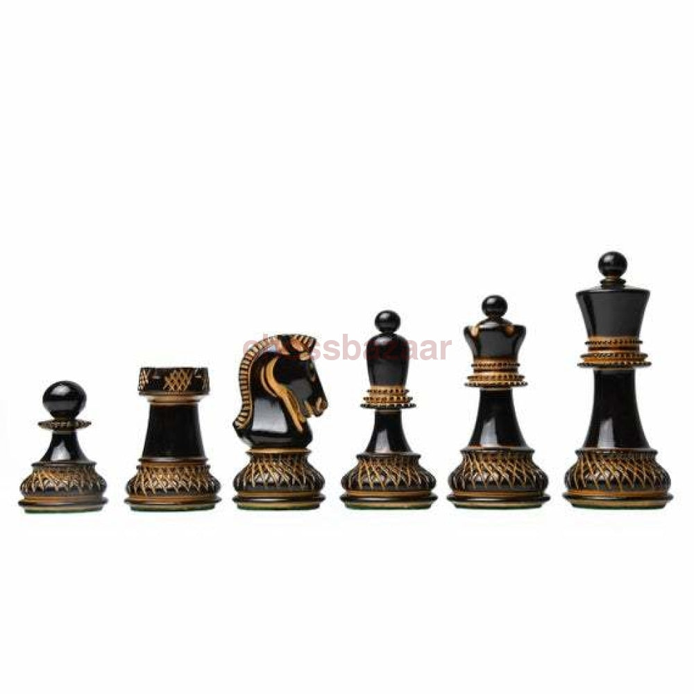 1950 Dubrovnik Bobby Fischer Schachfiguren Aus Geflammtem Buchsbaumholz Und Natur- Kh 94 Mm Version