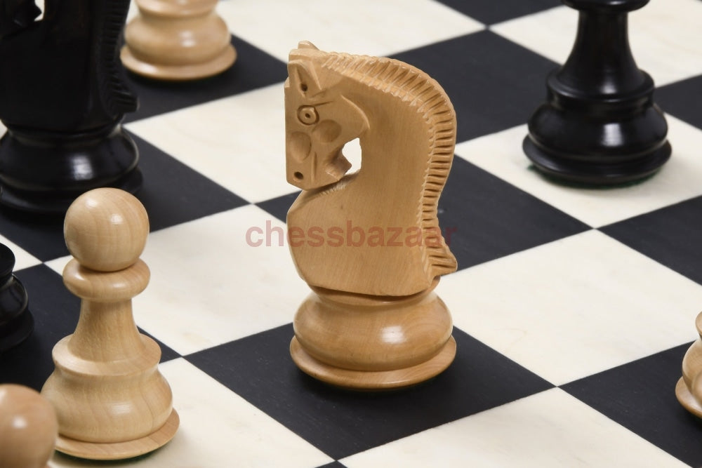 1959 Turnier Russische Zagreb Handgefertigten Schachfiguren Aus Schwarz Gebeiztem Buchsbaumholz Und