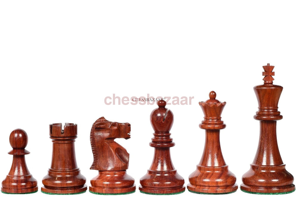 1972 reproduzierte Fischer-Spassky Staunton Pattern Chess Pieces V2.0 in Bud Rosewood & Boxwood – 3,75
