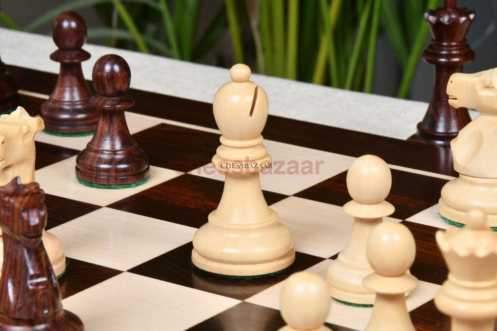 1972 Reproduzierte Fischer-Spassky Staunton Pattern Chess Pieces V2.0 In Palisander & Buchsbaum - 3