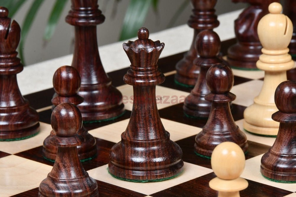 1972 Reproduzierte Fischer-Spassky Staunton Pattern Chess Pieces V2.0 In Palisander & Buchsbaum - 3