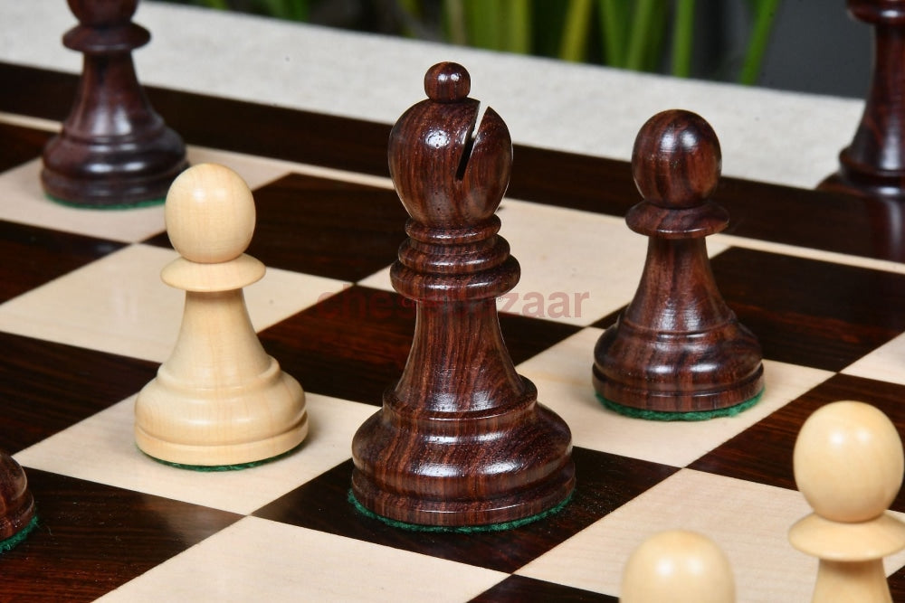 1972 Reproduzierte Fischer-Spassky Staunton Pattern Chess Pieces V2.0 In Palisander & Buchsbaum - 3