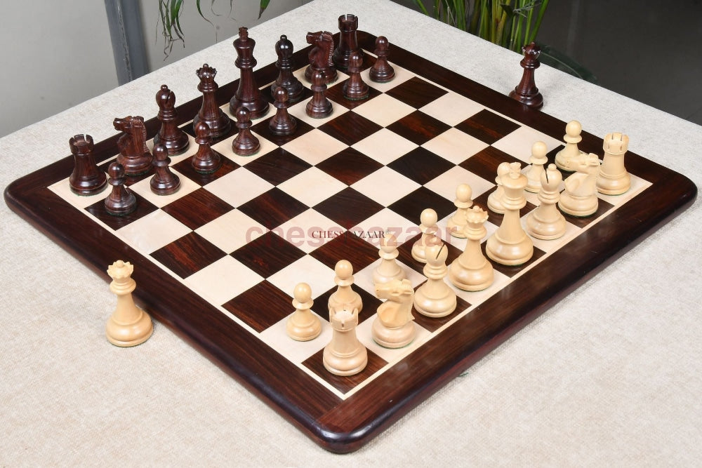 1972 Reproduzierte Fischer-Spassky Staunton Pattern Chess Pieces V2.0 In Palisander & Buchsbaum - 3