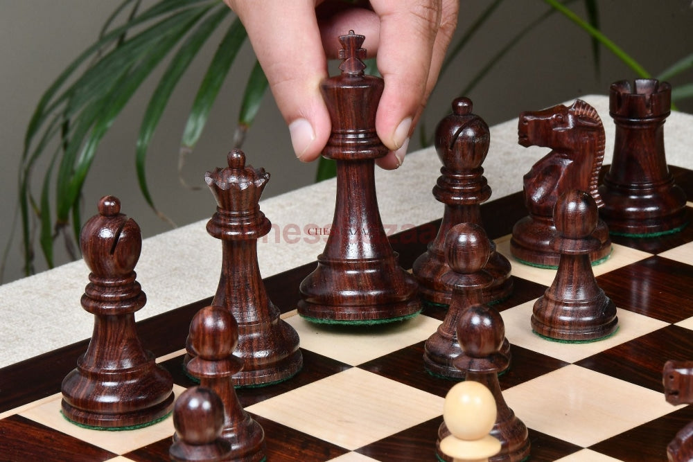 1972 Reproduzierte Fischer-Spassky Staunton Pattern Chess Pieces V2.0 In Palisander & Buchsbaum - 3
