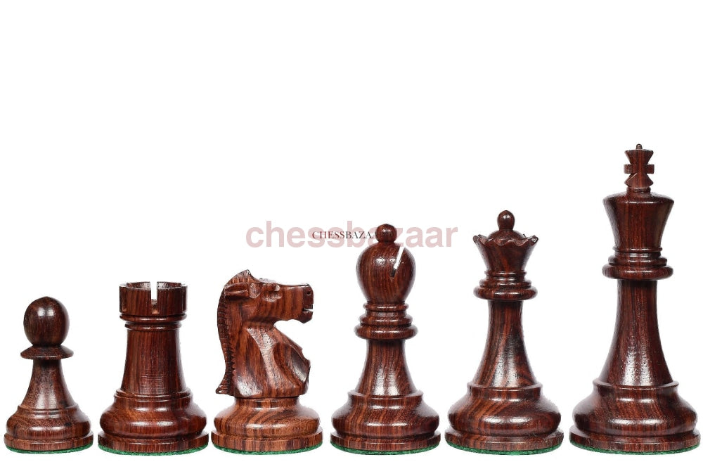 1972 Reproduzierte Fischer-Spassky Staunton Pattern Chess Pieces V2.0 in Palisander & Buchsbaum - 3,75 