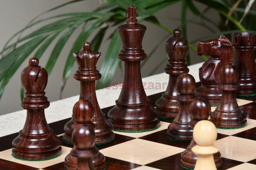 1972 Reproduzierte Fischer-Spassky Staunton Pattern Chess Pieces V2.0 In Palisander & Buchsbaum - 3