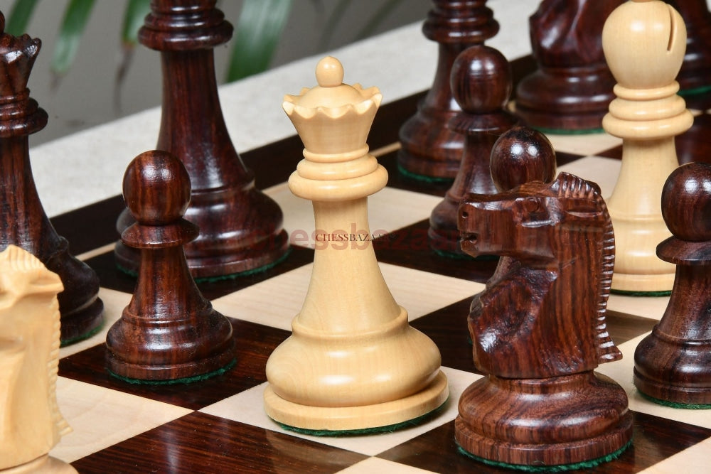 1972 Reproduzierte Fischer-Spassky Staunton Pattern Chess Pieces V2.0 In Palisander & Buchsbaum - 3