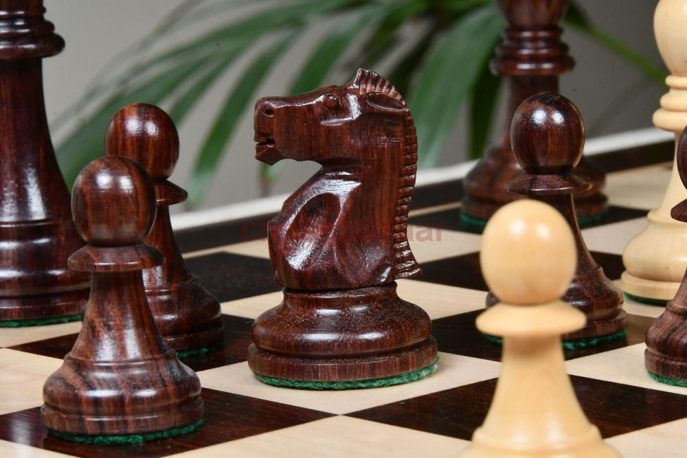 1972 Reproduzierte Fischer-Spassky Staunton Pattern Chess Pieces V2.0 In Palisander & Buchsbaum - 3