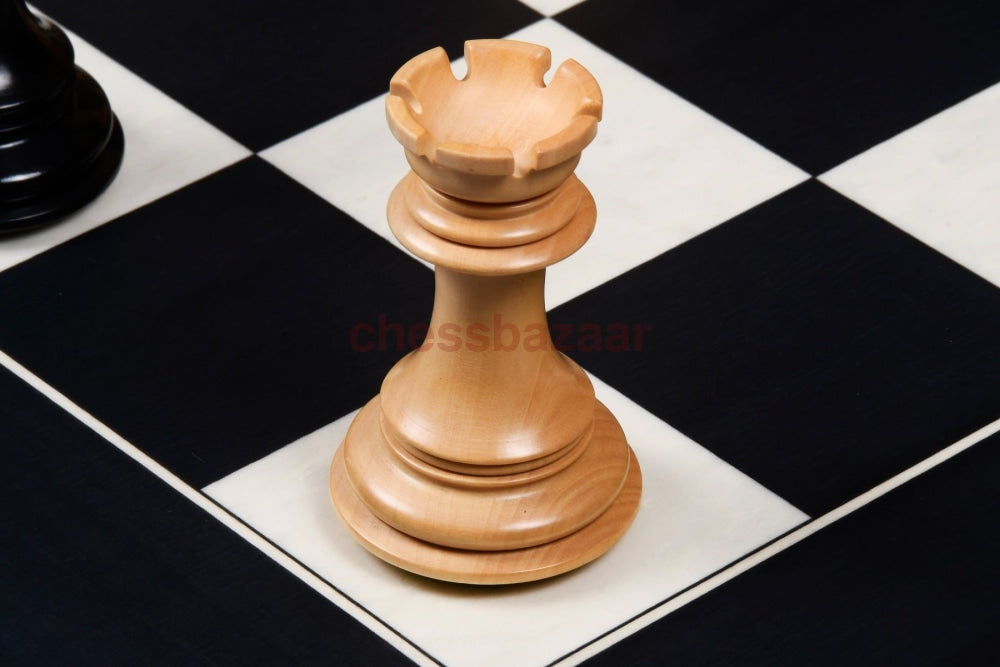 Araber Springer Staunton Handgeschnitzte Schachfiguren Aus Ebenholz Und Buchsbaumholz - Kh 107 Mm