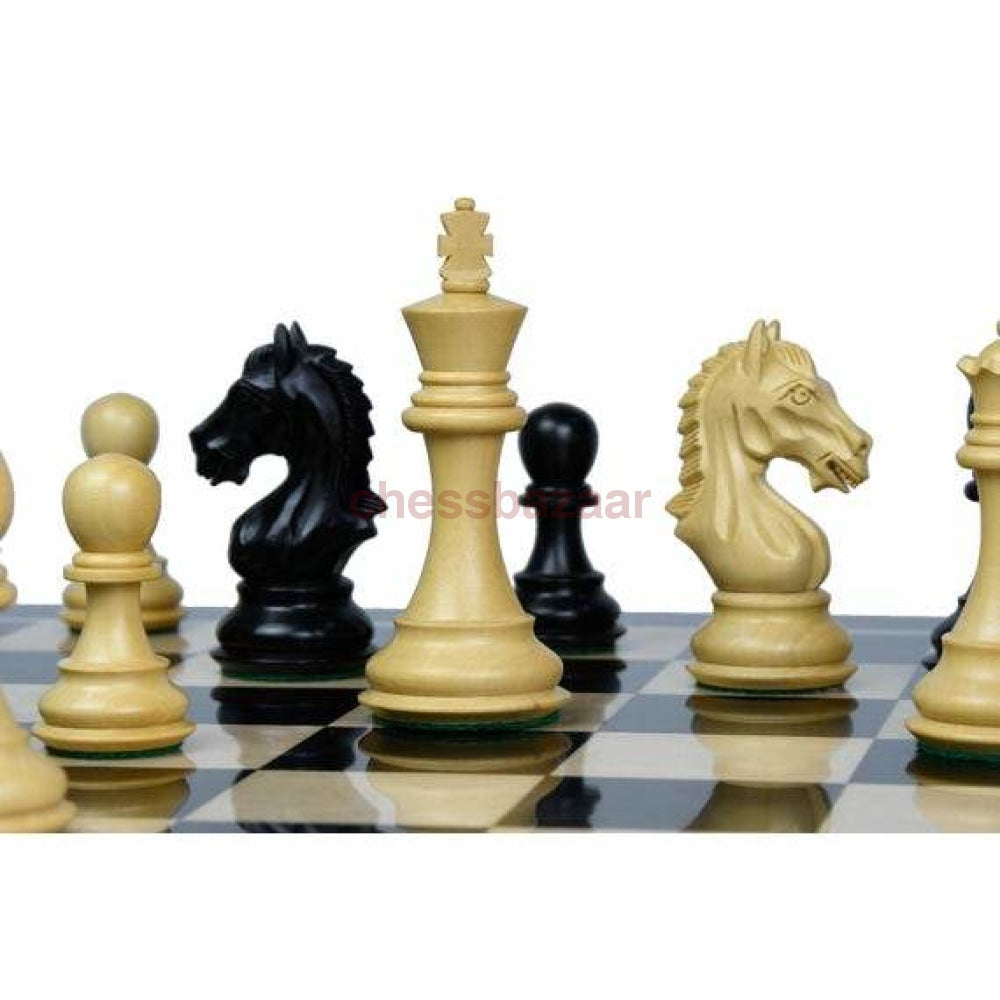 Cb Derby Knight Staunton Schachfiguren Aus Schwarz Gebeiztem Buchsbaumholz Kh 106 Mm