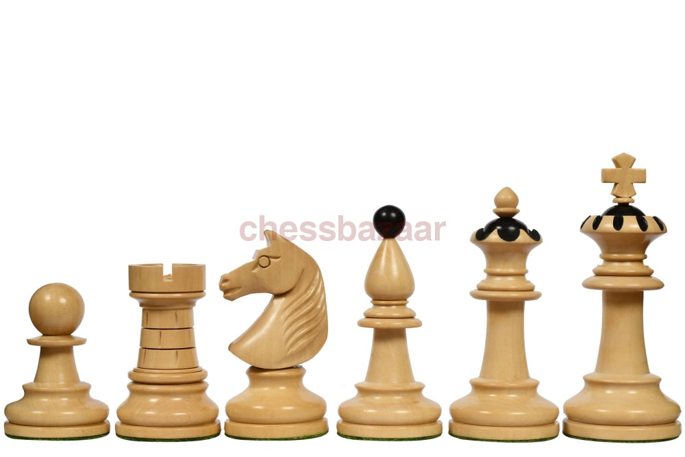 Das 1935 Warschauer Capablanca Simultaneous Chess Set Reproduktion In Ebenholz Und Buchsbaum - 3 8