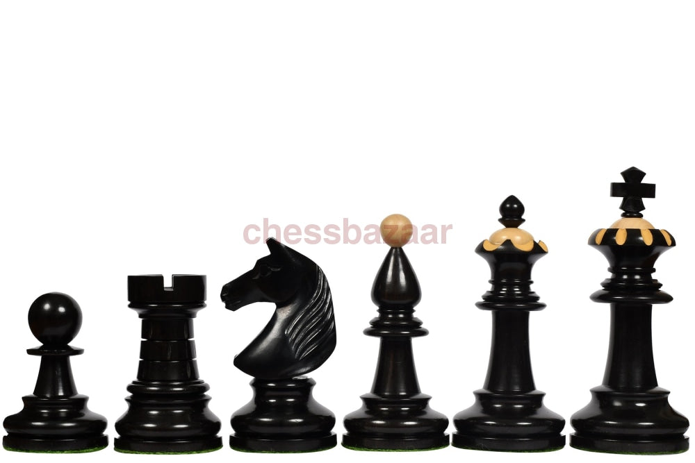 Das 1935 Warschauer Capablanca Simultaneous Chess Set Reproduktion In Ebenholz Und Buchsbaum - 3 8