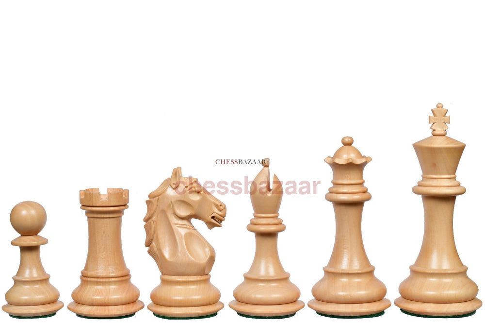 Das Rennpferd ,, Alben Star“ : Dreifach beschwerte handgeschnitzten Schachfiguren aus Palisanderholz und Buchsbaumholz- König 103 mm