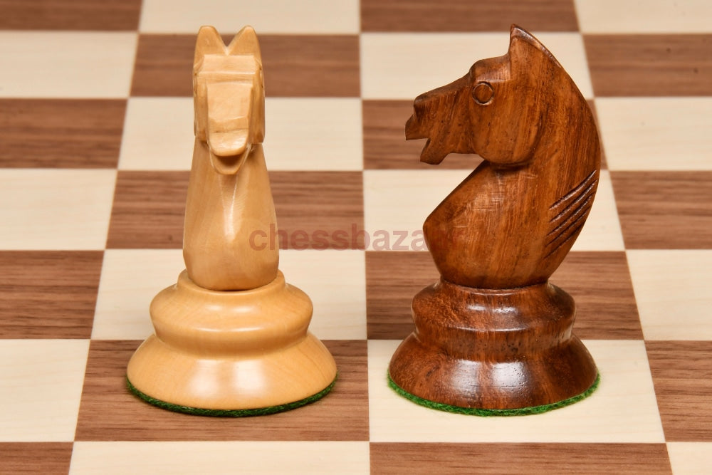 Die 7. Stockholmer Olympiade 1937 Reproduzierte Schachfiguren Aus Sheesham-Holz Und Buchsbaumholz 3