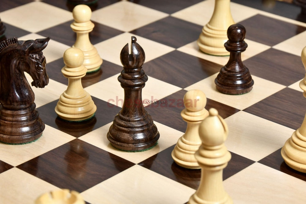 Die Neuen Imperial Weighted Staunton Schachfiguren In Palisander Und Buchsbaum 3 75 King