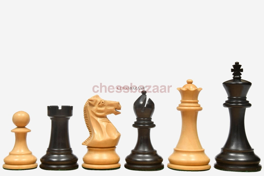 Die Professional Series Tournament Staunton gewichtete Schachfiguren aus ebonisiertem und Buchsbaumholz – 3,8