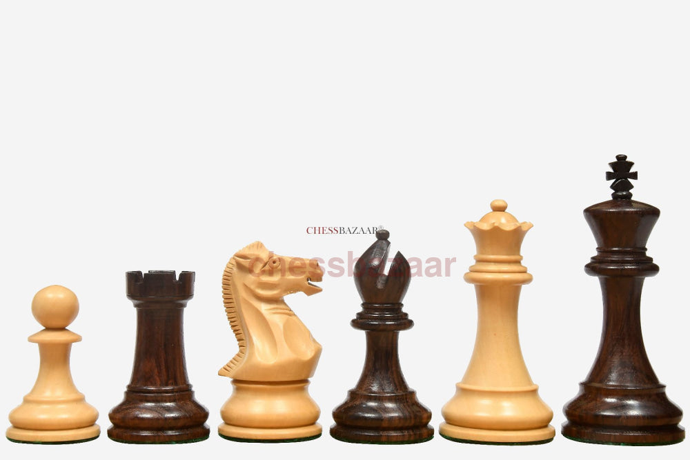 Die Professional Series Tournament Staunton gewichtete Schachfiguren aus indischem Palisander und Buchsbaum – 3,8 Zoll King
