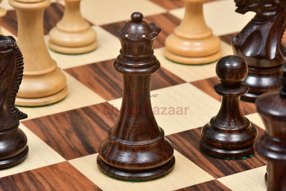 Die Professional Series Tournament Staunton Gewichtete Schachfiguren Aus Indischem Palisander Und