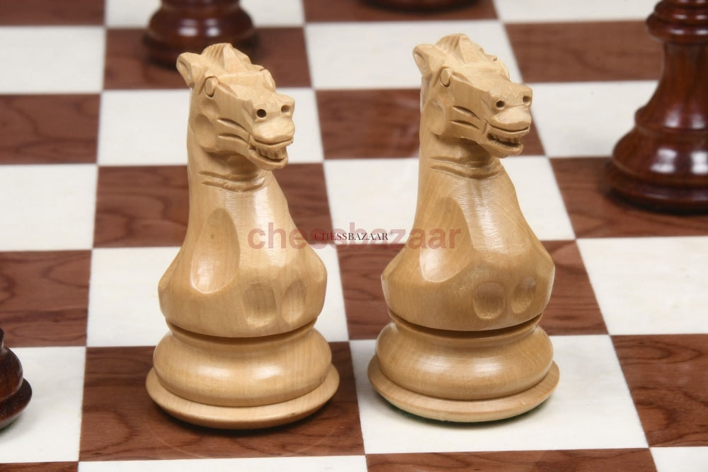 Gewichtete Schachfiguren Der Serie The Honor Of Staunton (Hos) Aus Knospenrosenholz Und