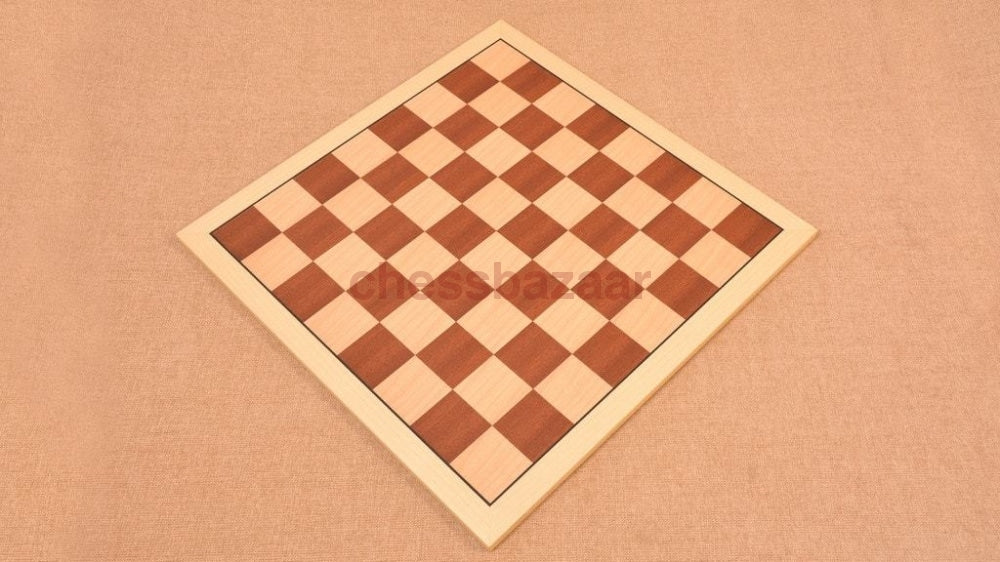 Holz Schachbrett Aus Sapelli Und Bergahorn - Mattes Finish Fg 55 Mm