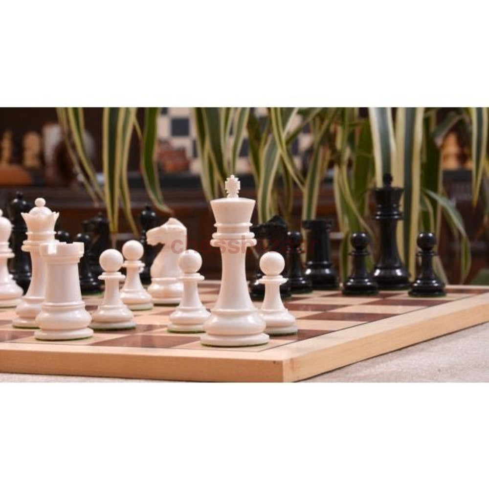 Knochen-Serie - Britisch Chess Company (Bcc) Reproduzierte Staunton Schachfiguren Mit Doppelkragen