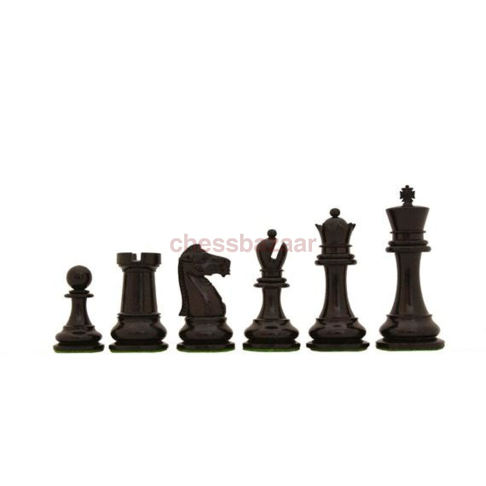 Knochen-Serie - Britisch Chess Company (BCC) reproduzierte Staunton Schachfiguren mit Doppelkragen aus Kamelknochen - KH 95 mm
