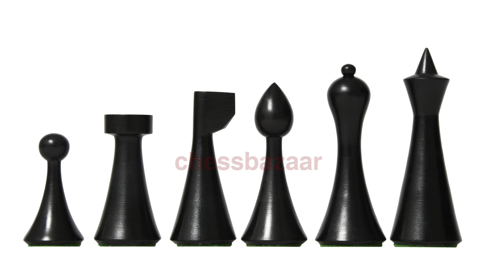 Moderne Schachfiguren:  Minimalist Hermann Ohme Gewichtete Eingefärbten Turnier (Mitte Des