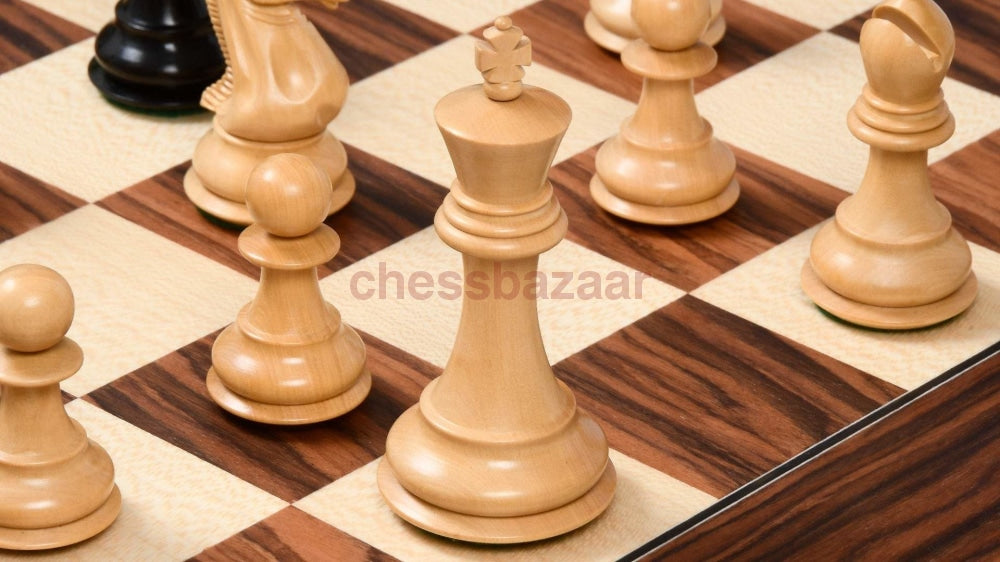Moderne Staunton Handgedrechselten Schachfiguren Aus Ebenholz Und Buchsbaumholz Kh 95 Mm