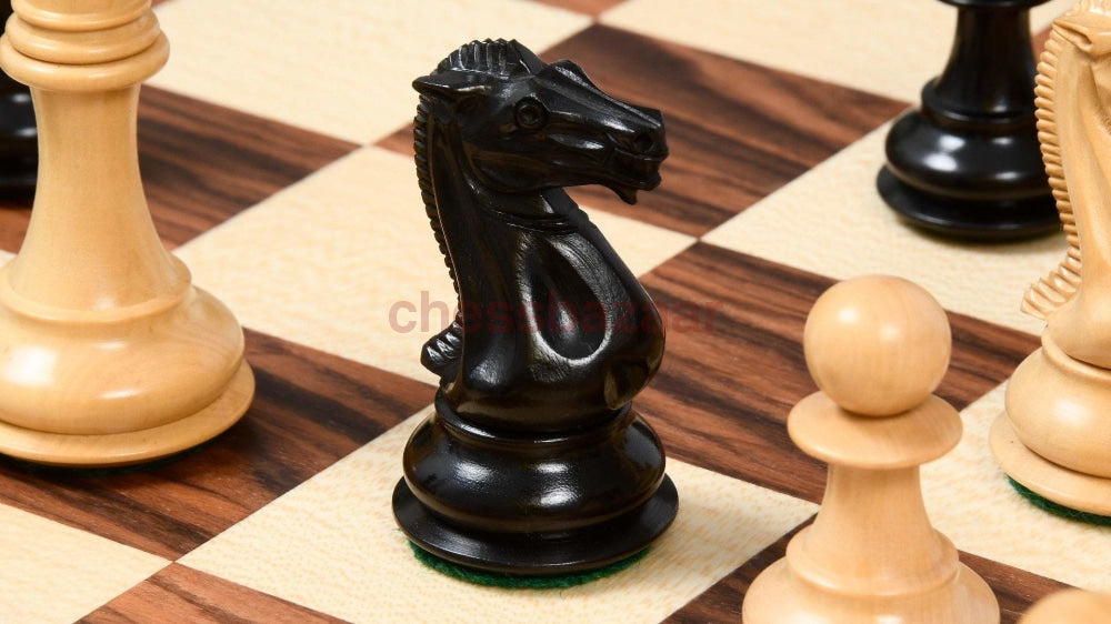 Moderne Staunton Handgedrechselten Schachfiguren Aus Ebenholz Und Buchsbaumholz Kh 95 Mm