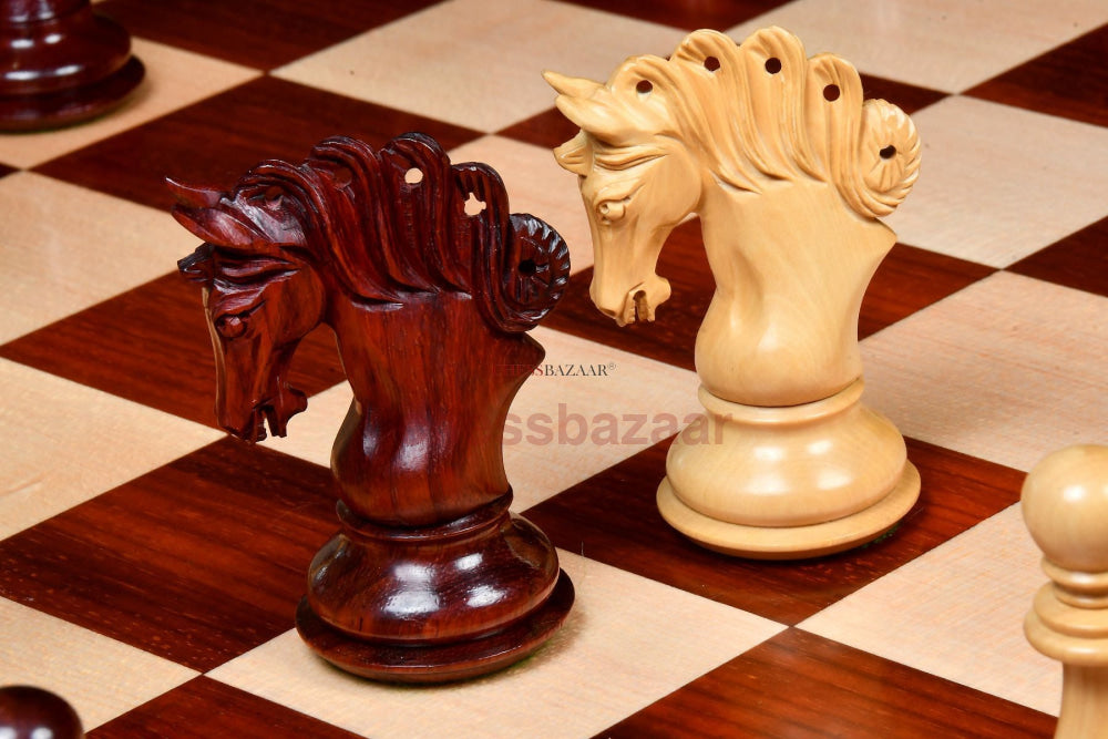 Pegasusritter Staunton Schachfigurenserie: Beschwerte Handgefertigten Schachfiguren Aus Rosenholz