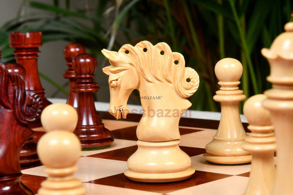 Pegasusritter Staunton Schachfigurenserie: Beschwerte Handgefertigten Schachfiguren Aus Rosenholz