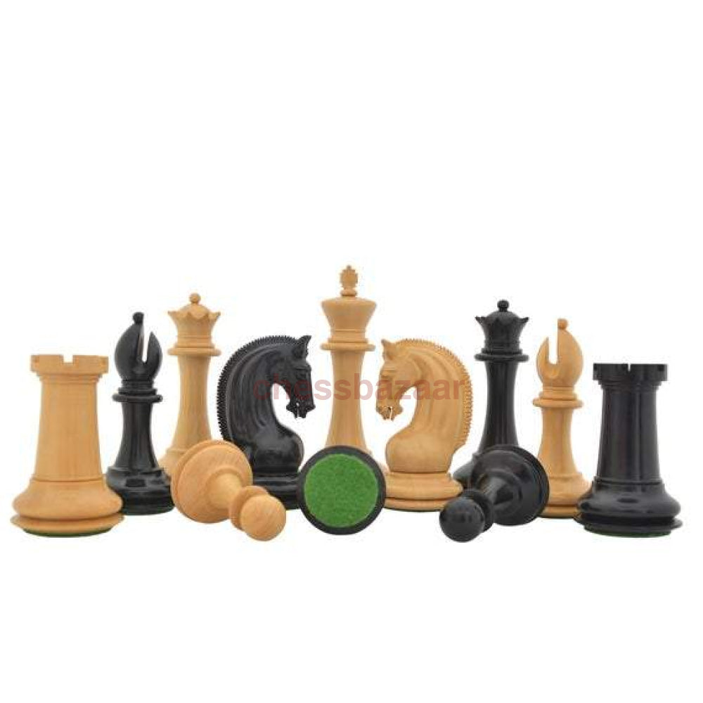 Red Rum Luxus Staunton Schachfiguren - Dreifach Beschwerte Handgeschnitzten 4 Damen Aus Ebenholz Und