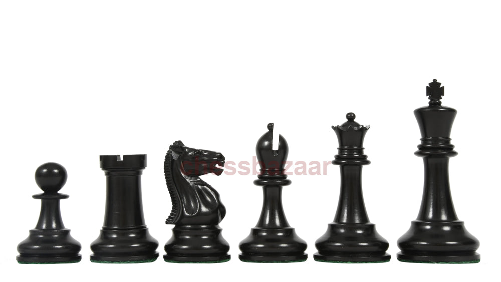 Reproduzierte Antike 1900 Marshall Staunton Muster Schachfiguren In Ebenholz/antik Box Holz Mit King