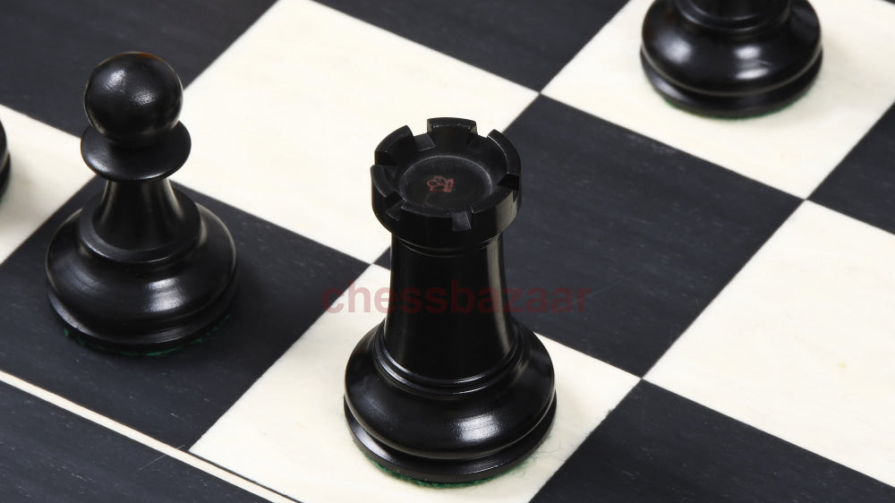 Reproduzierte Antike 1900 Marshall Staunton Muster Schachfiguren In Ebenholz/antik Box Holz Mit King