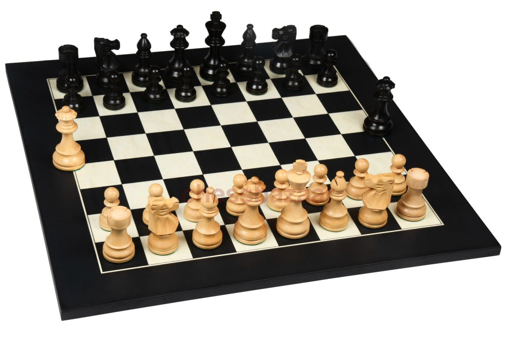 Reproduzierte Französische Lardy Staunton Schachfiguren: Eingefärbte Handgefertigten Schachfiguren