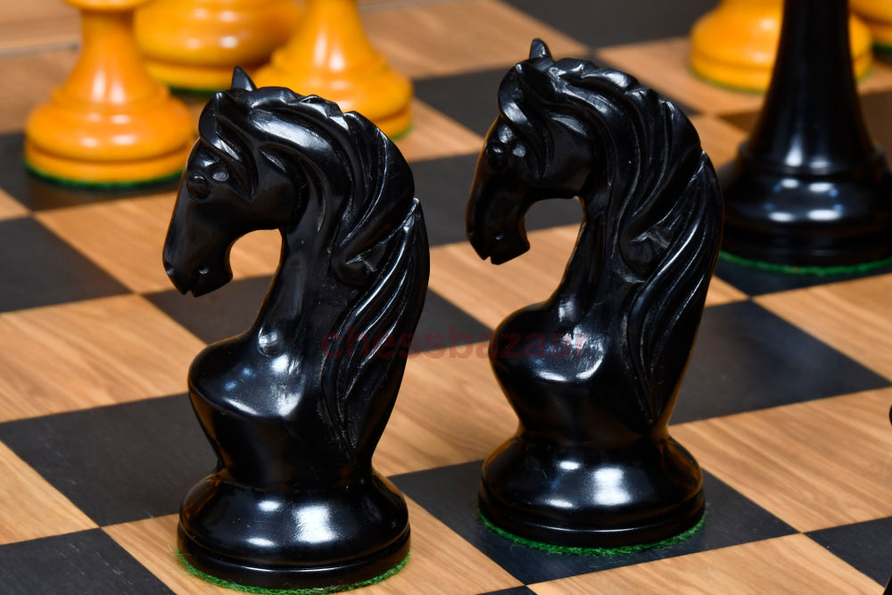 Reproduzierte Piatigorsky Cup Staunton Handgeschnitzten Schachfiguren Aus Ebenholz Und Veraltetem