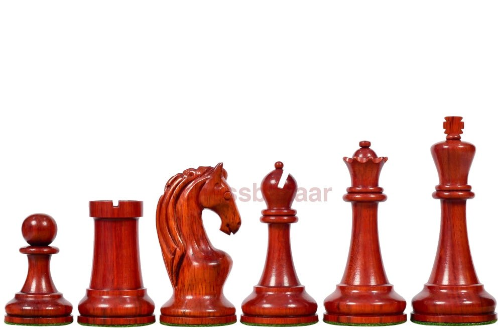 Reproduzierte Piatigorsky Cup Staunton handgeschnitzten Schachfiguren aus Rosenholz und Buchsbaumholz -  KH 108 mm