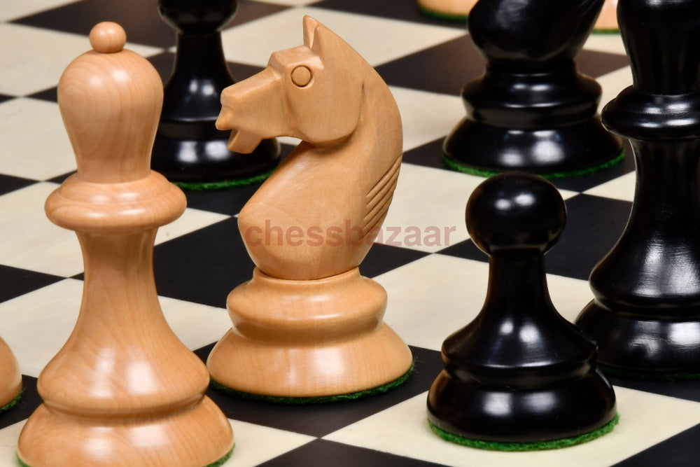 Reproduzierte Schachfiguren Der 7. Stockholmer Olympiade 1937 In Ebonisiertem Holz Und Buchsbaum 3
