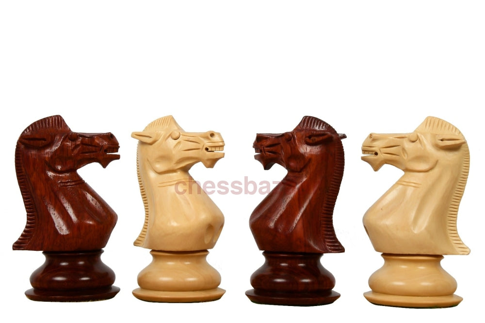 Riesengroße Staunton-Serie: Dreifach Gewichtete Staunton Schachfiguren 5500 Gramm Aus Rosenholz Und