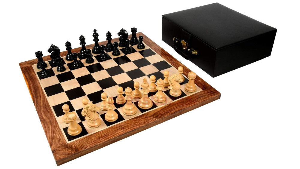 Schachspiel - 2016 Zaumserie:  Dreifach Gewichtete Handgearbeiteten Schachfiguren Mit Aufgezäumten