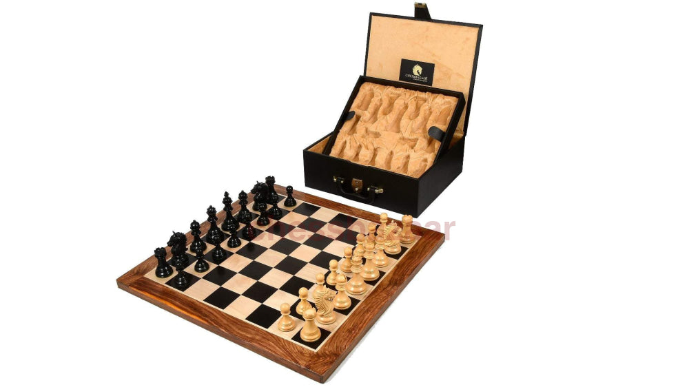 Schachspiel - 2016 Zaumserie:  Dreifach Gewichtete Handgearbeiteten Schachfiguren Mit Aufgezäumten