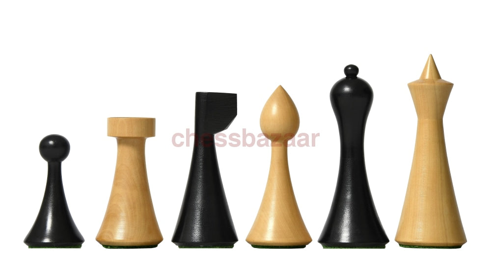 Moderne Schachfiguren:  Minimalist Hermann Ohme Gewichtete Eingefärbten Turnier (Mitte Des